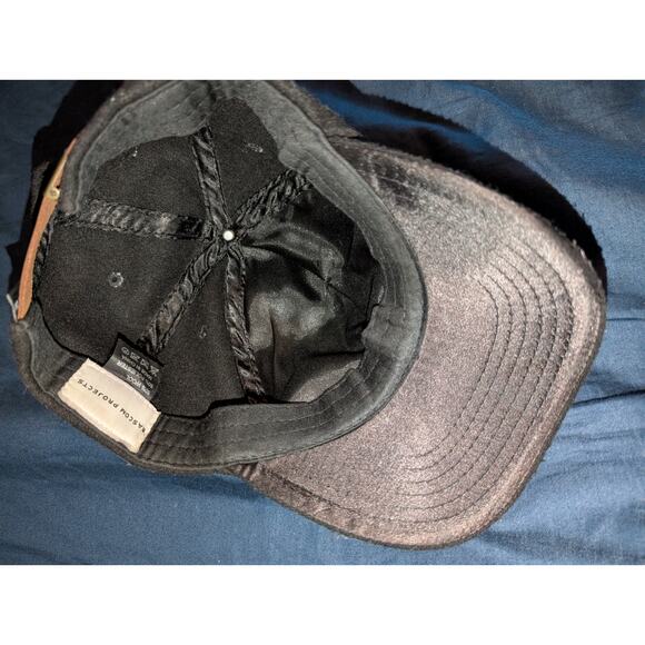 Bascom Projects Wool Baseball Cap Hat Leather Strap HI logo - Picture 5 of 5